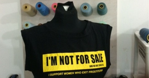 "אני לא למכירה". הלוגו של העמותה | צילום: לירז פנק